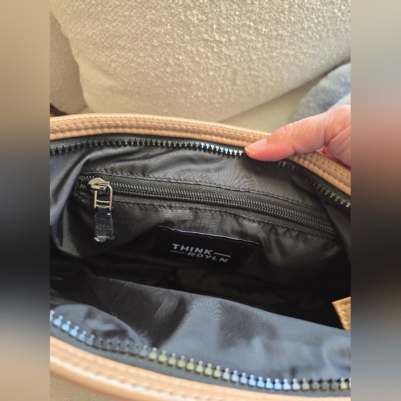 Think Royln, Bank Street XL Crossbody, Nude Patent - Picture 7 of 9